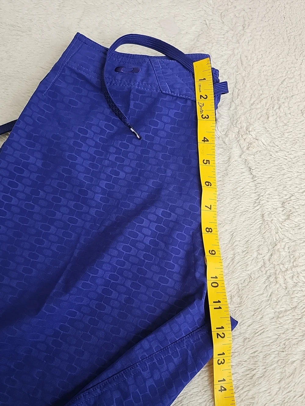 Oakley Men’s Blue Graphic Print Board Shorts Swim Trunks Size 28